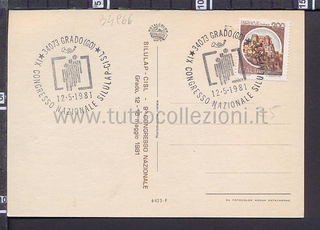 Collezionismo di marcofilia annulli speciali commemorativi degli anni 1980-89